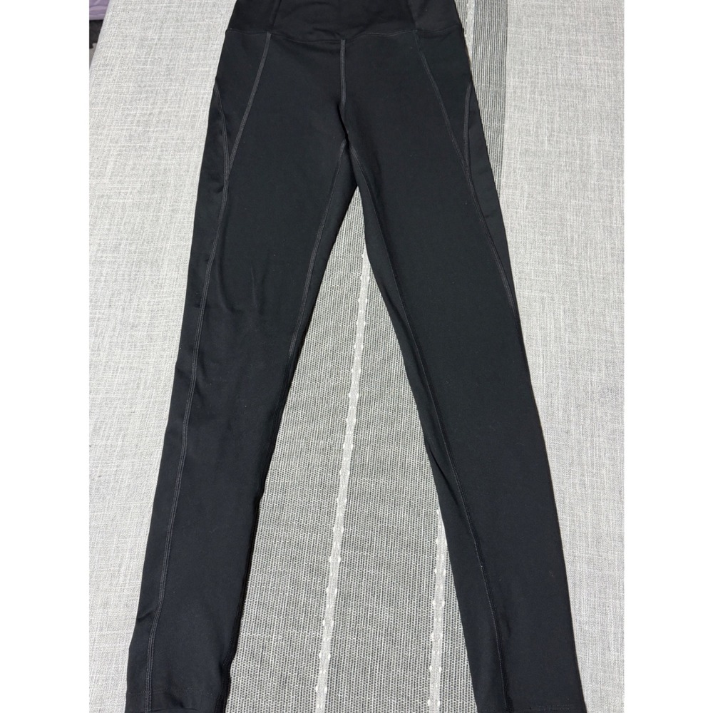 Girlfriend Collective Womens High Rise Compressive Leggings Black Small RN149694